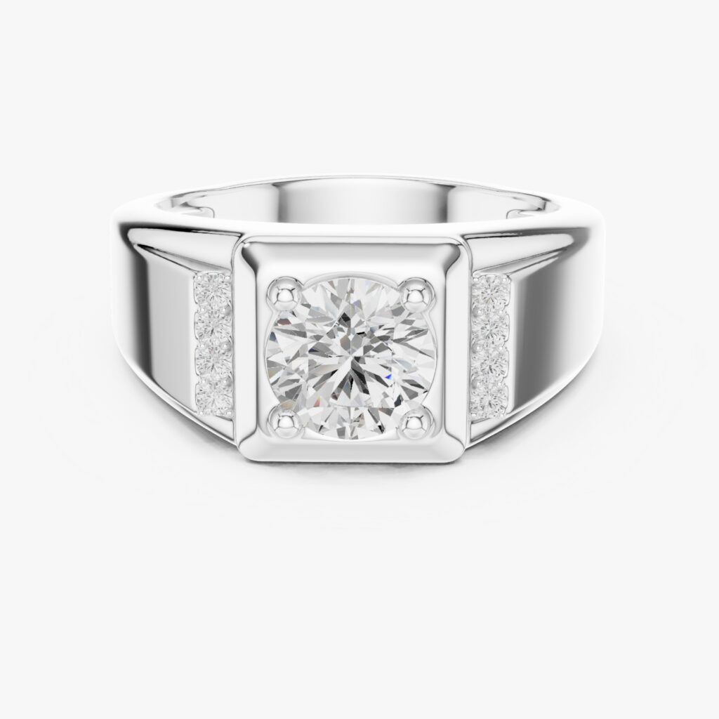 Royal Crest Diamond Men’s Ring Gresha Jewels