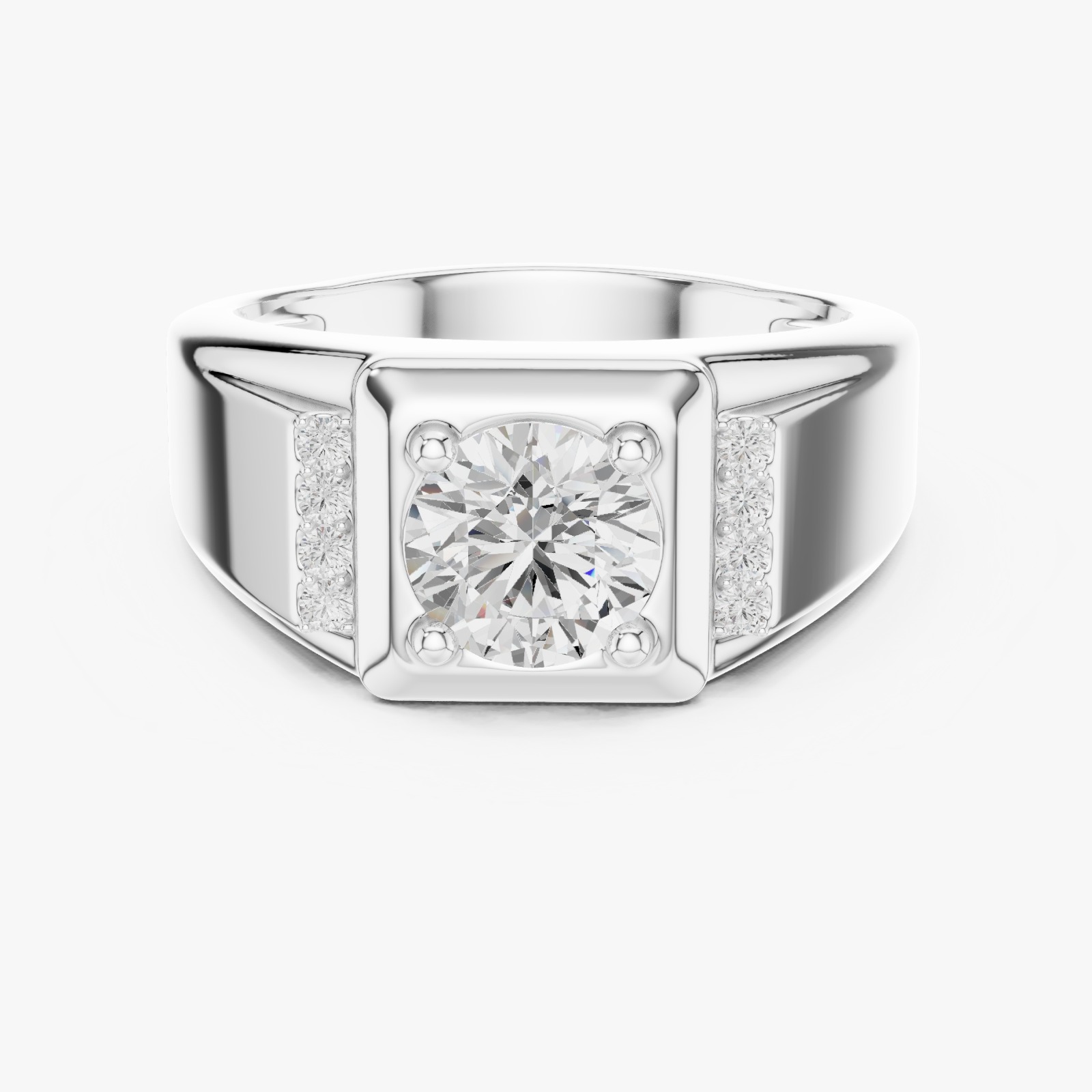 Royal Crest Diamond Men’s Ring Gresha Jewels
