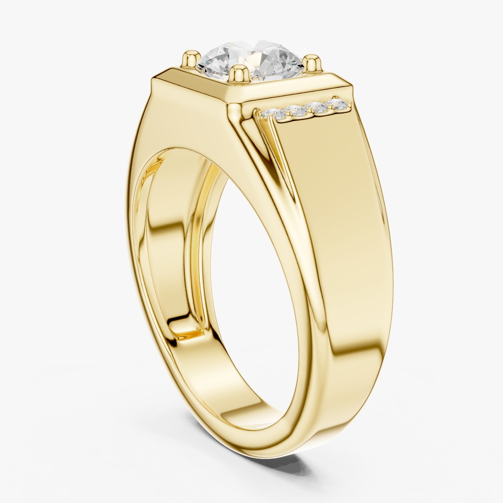 Royal Crest Diamond Men’s Ring Gresha Jewels